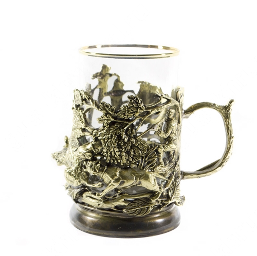 Набор Чайный с подстаканником Охота